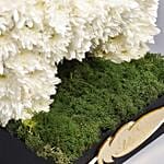 Eid Al Adha Wishes White Floral Goat Arrangement