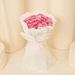 Exotic Pink Roses Flower Bouquet