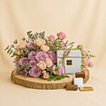 Floral Premium Tray With Patchi Chocolate