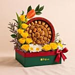 Flower Box N Diplomatic Sweets Baklava