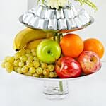 Flowers Chocolates N Fruits Trio