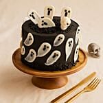 Flying Ghosts Halloween Cake One Kg