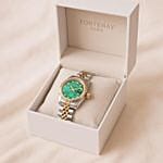 Fontenay Paris Pearly Green Dial WomenS Watch N Forever Rose