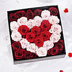 Forever Rose Heart Box