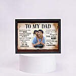 Framed Wall Art With FatherS Day Message