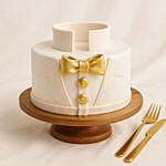 Gentleman Suit Designer Cake