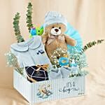 Godiva N Welcome Baby Boy Celebration Hamper