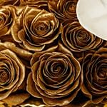 Golden Roses Elegant Pot