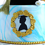 Graduation 2021 Blue Chocolate Cake