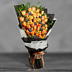 Grand Orange Roses Bouquet
