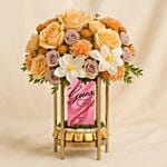 Guess Girl Edp Perfume For Her With Chocolates N Flowers Stand