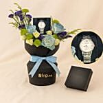 Guy Laroche Watch For Men N Flower Bouquet