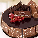 Half Kg Fudge Cake For Anniversary