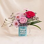 Happy Birthday Flower Mug