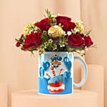 Happy Birthday Mug Of Roses N Ferrero Rocher