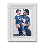 Happy Memories White Photo Frame