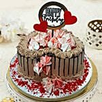 Heart Shaped Chocolate Buttercream Cake 12 Portions