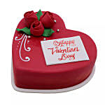 Heart Shaped Valentine Cake 1.5 Kg