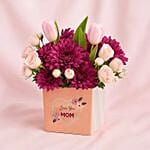 Heartfelt Floral Box For Mom
