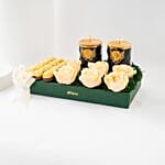 Islamic New Year Premium Rose N Chocolate Tray