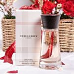 Love Basket Red Roses N Perfume