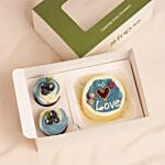 Love Delight Vanilla Mini Cake N Cupcake Box
