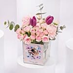 Love You Mama Personalised Flower Vase