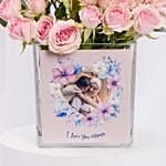 Love You Mama Personalised Flower Vase