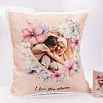 Love You Mama Printed Cushion N Mug