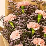 Lovely Pink Carnations Bouquet