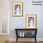 Matte Finish Golden Photo Frame