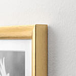 Matte Finish Golden Photo Frame