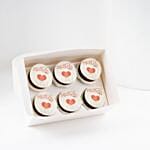 MomS Designed Cupcake Set 6 Pieces Chocolate