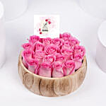 Mothers Day Pink Roses Tray