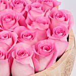 Mothers Day Pink Roses Tray