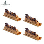 Mouth Watering Chocolate Hazelnut Eclair 4 Pcs