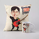 My Best Friend Personalised Cushion & Mug