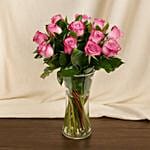 Mystic Purple Roses Vase