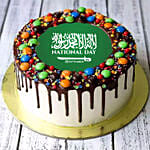 National Day Theme M&M Chocolate Cake 1 Kg