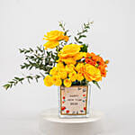 New Year Vibrant Rose Vase