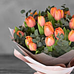 Orange Tulip Bouqet