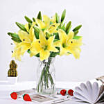 Oriental Charm Lilies Arrangement