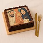 Personalised Ghibli Brownie Cake 500 Grams