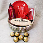 Personalised Vibrant Love Kids Basket