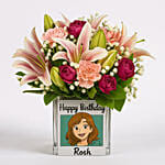 Personalize Your Ghibli Birthday Flower Vase
