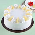 Pineapple Round Cake Half Kg