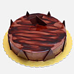 Pink Carnations & Chocolate Ganache Cake 4 Portions