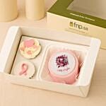 Pink October Mini Cake N Cupcake Box