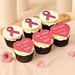 Pink Ribbon Special Chocolate Cupcakes