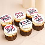 Pink Ribbon Special Vanilla Cupcakes